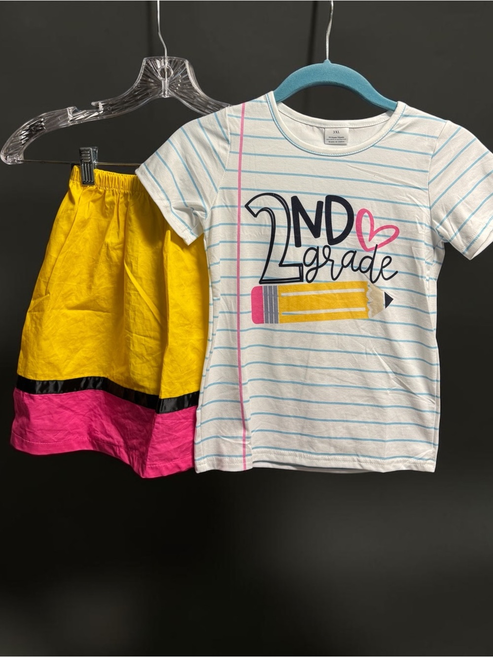 Sparkle In Pink 2nd Grade Outfit Set Size 8/9 NWOT